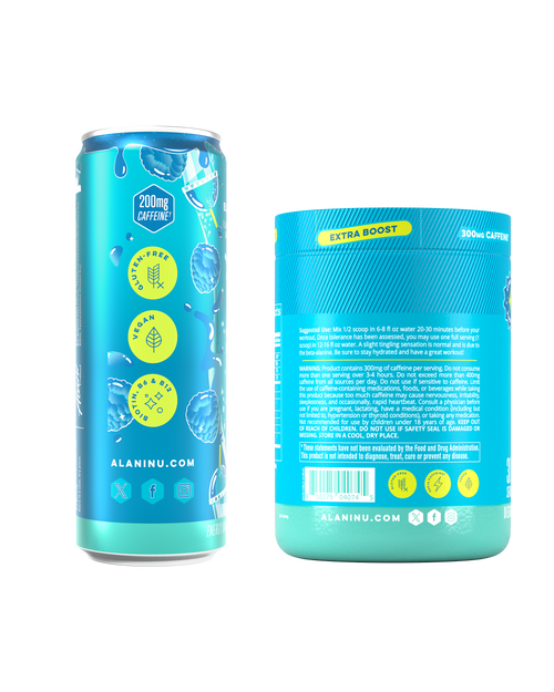 energy drink & pre-workout+ - blue slush